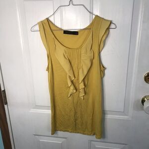 Top womans the Limited xs yellow/mustard tank